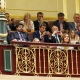 El presidente de la Región de Murcia, Fernando López Miras, durante la primera sesión del debate de investidura, en el Congreso de los Diputados