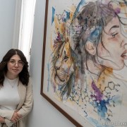 La artista e ilustradora Ceyma expone sus últimas obras en la Sala Subjetiva del Palacio Consistorial