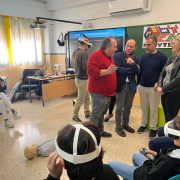 Alumnos del Colegio Federico de Arce de Murcia graban un vídeo de realidad virtual para enseñar la reanimación ...