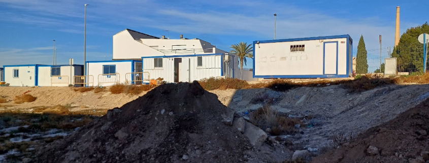 Solar para la construcción del nuevo centro de salud de Lorquí, que acaba de iniciarse