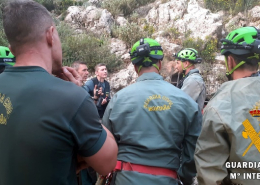 La Guardia Civil coordina un gran despliegue para rescatar a una mujer herida en una cueva de la Sierra de María