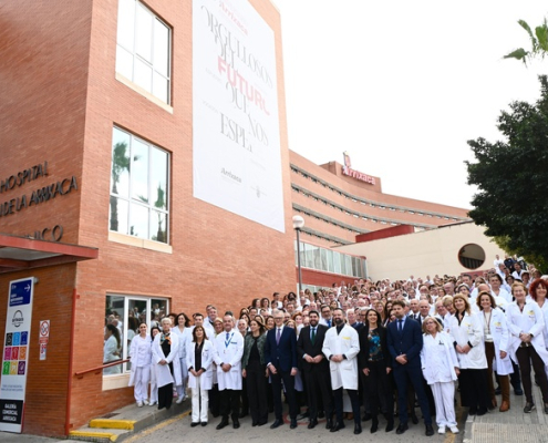 López Miras Visite el Hospital ArriXaca con motivo de la presentación de eventos para su 50 aniversario