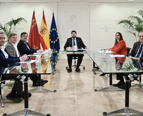 López Miras se encuentra con el presidente de Fepex