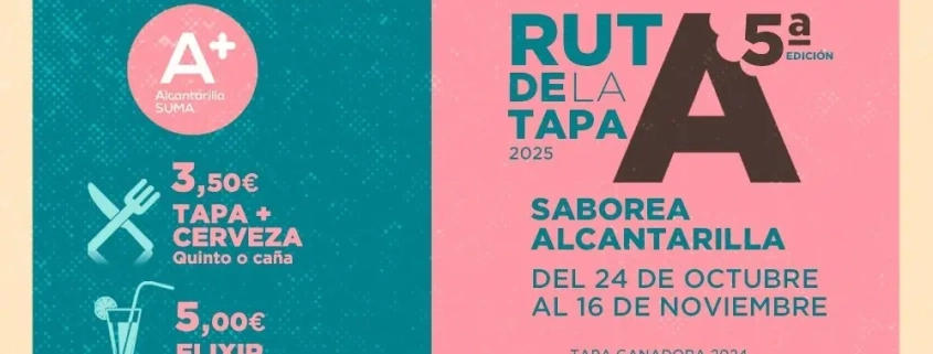 La ruta Saborea Alcantarilla comienza con tapas y cócteles a precios especiales en 25 bares y restaurantes