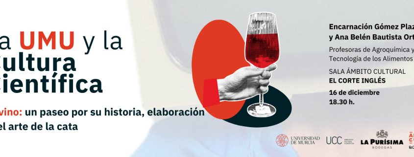 Dos profesores de la UMU guían un recorrido por la historia del vino y el arte de su elaboración durante una jornada con cata incluida