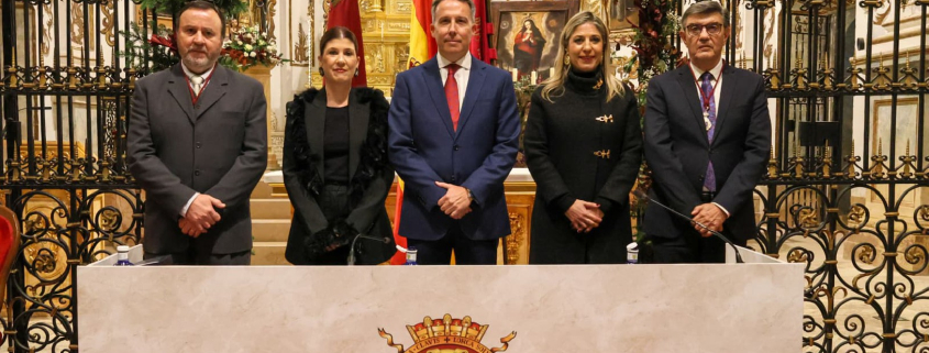 El historiador Manuel Muñoz Clares y el arqueólogo Andrés Martínez Rodríguez, cronistas oficiales de Lorca