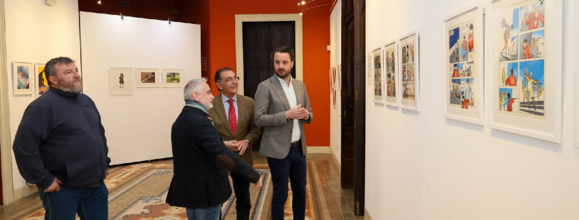 El Huerto Ruano acoge la gran exposición con la que Juan Álvarez y Jorge Gómez celebran cuatro décadas de colaboración en el mundo del cómic y la ilustración
