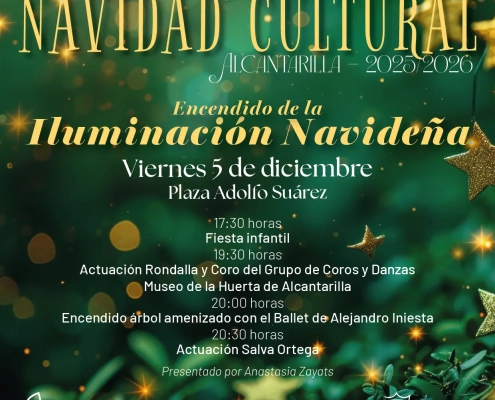 Mañana comienza la Navidad en Alcantarilla con el encendido del árbol en la plaza Adolfo Suárez