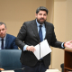 El presidente de la Comunidad, Fernando López Miras, comparece en el pleno de la Asamblea Regional
