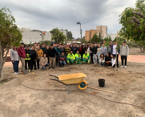El IES Europa se suma al proyecto de reforestación de Fife Terra