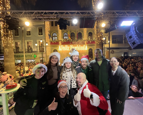 Más de 500.000 luces iluminan la Navidad en Águilas