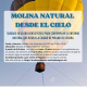 Cartel Molina natural desde el cielo