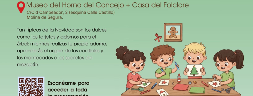 Museo Horno del Concejo Molina Actividad 'Navicards naturales y dulces de Navidad' Día 21 CARTEL
