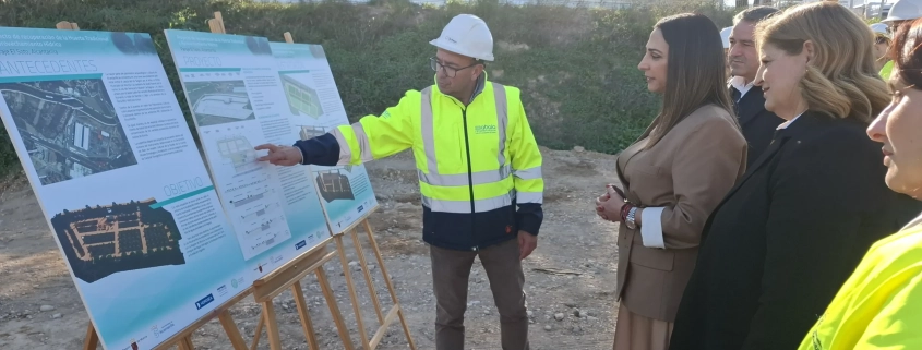 Parte final de la obra para transformar el Paraje El Soto en un espacio natural con depósito subterráneo de aguas pluviales