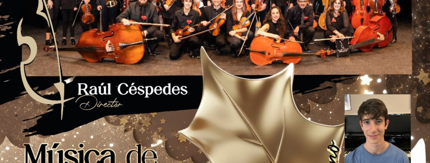 Teatro Concierto de Navidad Orquesta de Cuerda 'Hims Mola 18dic25 CARTEL