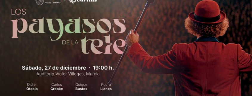 Cartel anunciador del concierto benéfico de la Orquesta Sinfónica de la UCAM