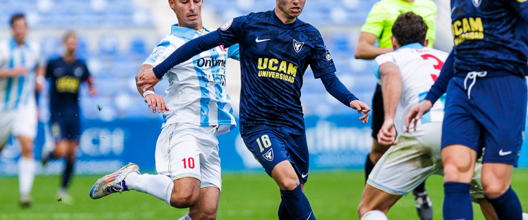 Ale Marín durante el partido