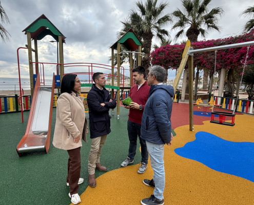 El tesoro remanente permite la renovación completa del parque infantil de la Plaza Miguel Ánge...