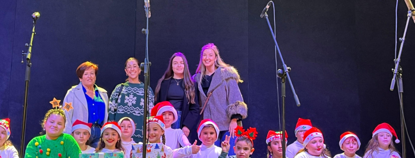 Los escolares aguileños ponen música en Navidad