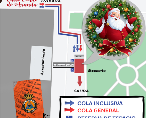 El Ayuntamiento permitirá una cola de acceso preferente para Papá Noel donde se dará prioridad a...