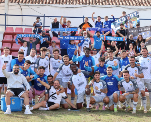 Celebración conjunta del Club Deportivo Xerez