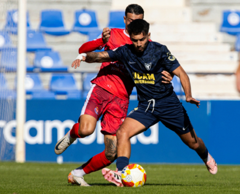 Pablo Hernández durante un partido en Heredia 21 La Condomina
