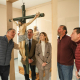 Restauran una imagen del Cristo Crucificado de cartapesta o papelón de la capilla de la antigua cárcel