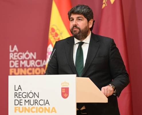 López Miras aparece para informar sobre los retos y objetivos del Gobierno de la Región de Murcia para el año 2026