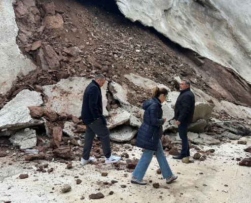 El Ayuntamiento de Lorca acomete una intervención de urgencia en el barrio de San Cristóbal para corregir los desperfectos registrados este viernes por las lluvias