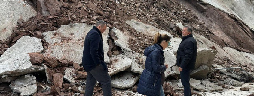 El Ayuntamiento de Lorca acomete una intervención de urgencia en el barrio de San Cristóbal para corregir los desperfectos registrados este viernes por las lluvias