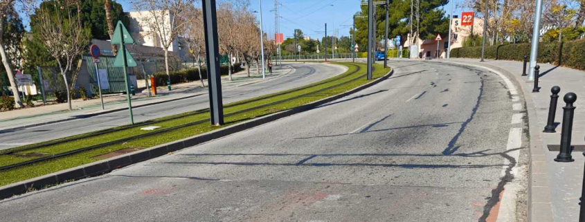 La Universidad de Murcia renueva las vías del Campus de Espinardo con criterios de sostenibilidad y seguridad