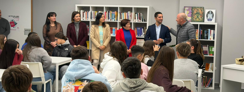Inaugurada la renovada biblioteca del IES Europa