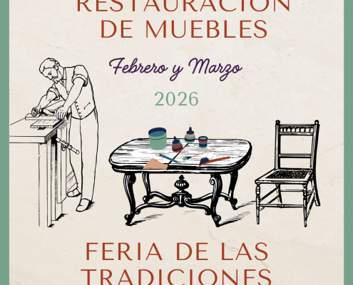 Artesanía Molina Feria de las Tradiciones 2026 Talleres de restauración de muebles CARTEL GENÉRICO