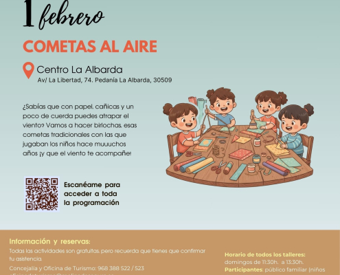 Centro La Albarda Molina Actividad 'Cometas al aire' Día 1 CARTEL