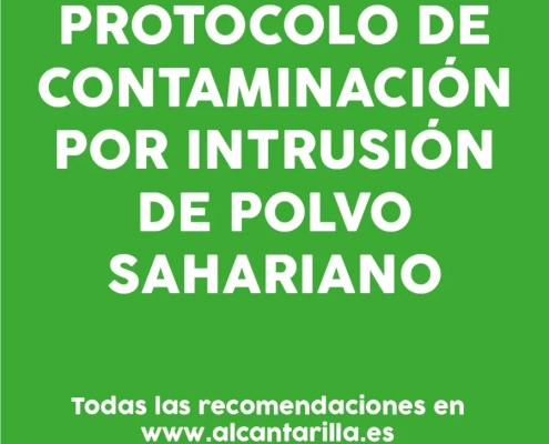 Protocolo de contaminación desactivado por la intrusión de polvo sahariano