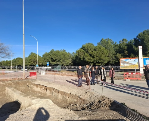 La nueva rotonda mejorará la seguridad vial en la zona industrial de Alcantarilla Oeste
