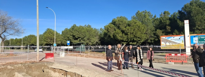 La nueva rotonda mejorará la seguridad vial en la zona industrial de Alcantarilla Oeste