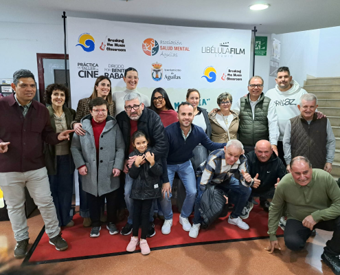 El taller de cine de la Asociación de Salud Mental de Águilas llena la Casa de la Cultura