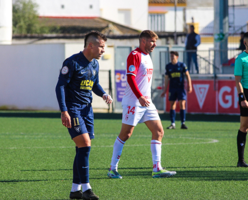 Dani Aquino durante el partido contra el Atlético Antoniano