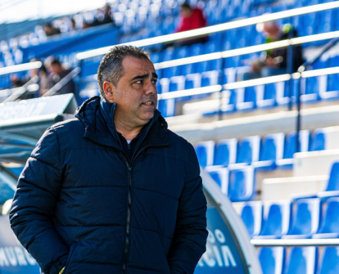 Germán Crespo, entrenador del UCAM Murcia CF
