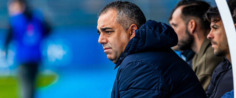 Germán Crespo durante un partido