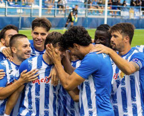 Águilas FC celebra un gol