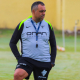 Alemán Crespo durante el entrenamiento