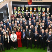 López Miras inaugura el pabellón de la Región de Murcia en la feria hortofrutícola Fruit Logística 2026