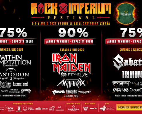 Festival Rock Imperium: 80% del aforo vendido