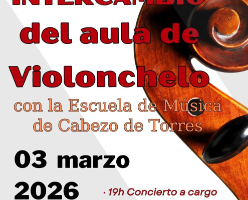 Conservatorio Música Molina Intercambio alumnado aula Violonchelo Día 3 CARTEL