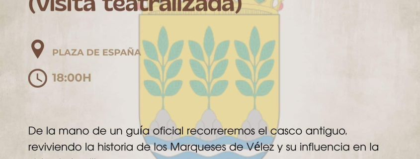 Turismo Visita guiada gratuita 'EL MARQUESADO DE MOLINA' Día 28 CARTEL