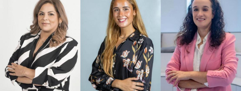 Día Internacional de la Mujer y la Niña en la Ciencia Universidad Católica de Murcia Martha Cecilia León, Andreia Cruz y María Cuartero