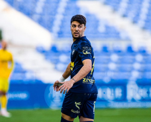 Alvarito, jugador del UCAM Murcia CF