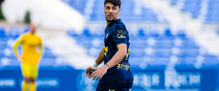 Alvarito, jugador del UCAM Murcia CF